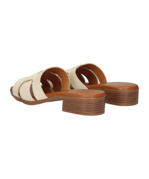 INTER-CHAUSSURES / インター ショシュール サンダル | 【Oh my Sandals】ローヒールレザーミュールサンダル | 詳細12
