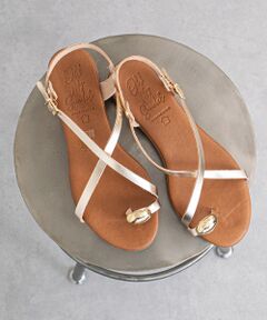INTER-CHAUSSURES / インター ショシュール サンダル | 【Oh my Sandals】クロスストラップトングサンダル