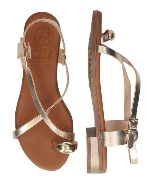 INTER-CHAUSSURES / インター ショシュール サンダル | 【Oh my Sandals】クロスストラップトングサンダル | 詳細16