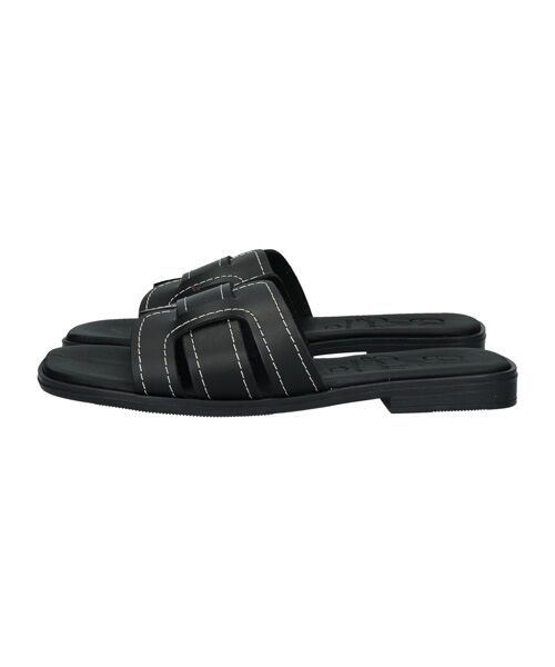INTER-CHAUSSURES / インター ショシュール サンダル | 【Oh my Sandals】ステッチフラットミュールサンダル | 詳細2