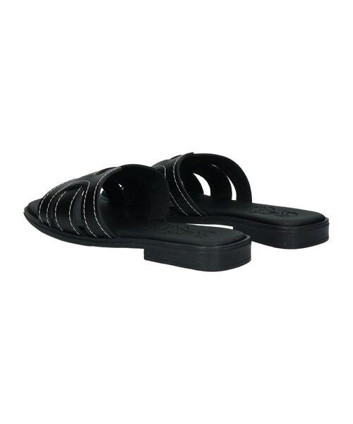 INTER-CHAUSSURES / インター ショシュール サンダル | 【Oh my Sandals】ステッチフラットミュールサンダル | 詳細3