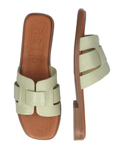 INTER-CHAUSSURES / インター ショシュール サンダル | 【Oh my Sandals】ステッチフラットミュールサンダル | 詳細21
