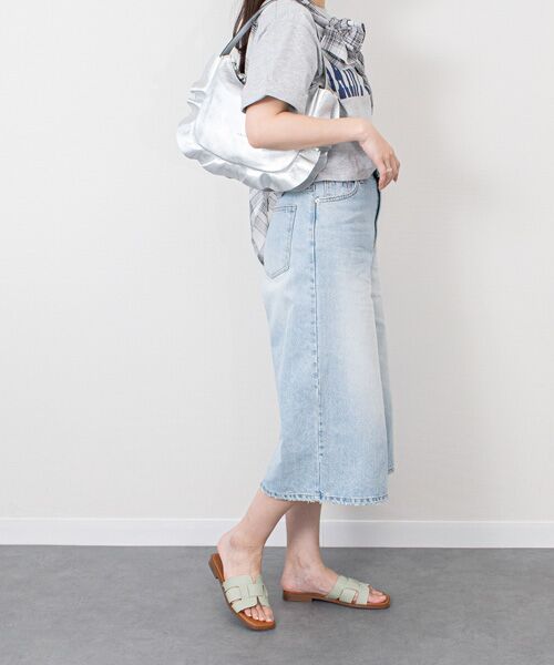 INTER-CHAUSSURES / インター ショシュール サンダル | 【Oh my Sandals】ステッチフラットミュールサンダル | 詳細24