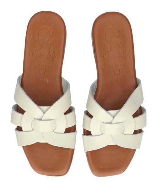 INTER-CHAUSSURES / インター ショシュール サンダル | 【Oh my Sandals】フラットレザーミュールサンダル | 詳細5