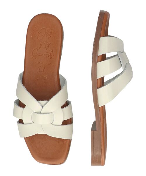 INTER-CHAUSSURES / インター ショシュール サンダル | 【Oh my Sandals】フラットレザーミュールサンダル | 詳細7