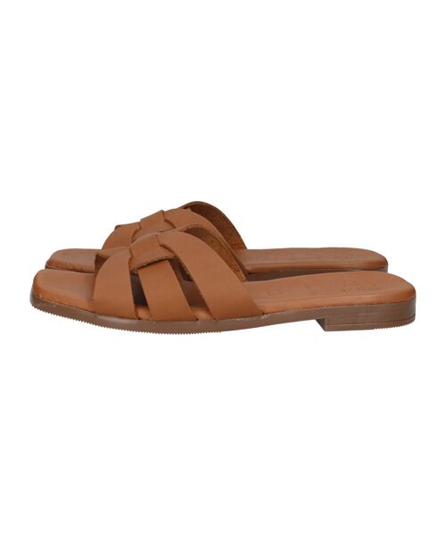 INTER-CHAUSSURES / インター ショシュール サンダル | 【Oh my Sandals】フラットレザーミュールサンダル | 詳細11