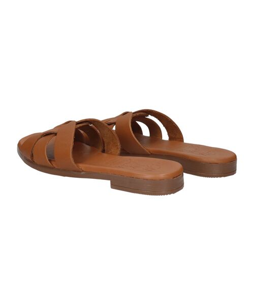 INTER-CHAUSSURES / インター ショシュール サンダル | 【Oh my Sandals】フラットレザーミュールサンダル | 詳細12
