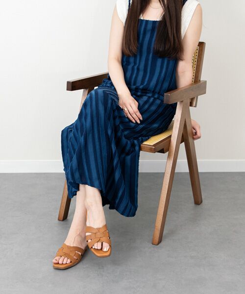 INTER-CHAUSSURES / インター ショシュール サンダル | 【Oh my Sandals】フラットレザーミュールサンダル | 詳細17