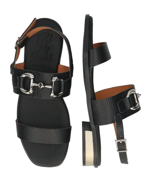 INTER-CHAUSSURES / インター ショシュール サンダル | 【Oh my Sandals】ローヒールバックバンドビットサンダル | 詳細7