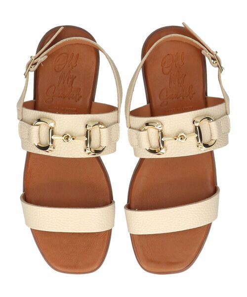 INTER-CHAUSSURES / インター ショシュール サンダル | 【Oh my Sandals】ローヒールバックバンドビットサンダル | 詳細14
