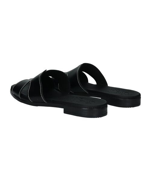 INTER-CHAUSSURES / インター ショシュール サンダル | 【Oh my Sandals】スクエアトウフラットミュールサンダル | 詳細3