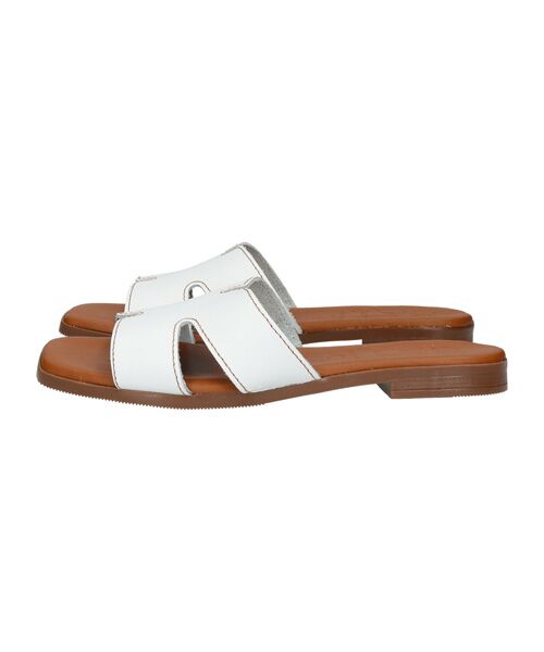 INTER-CHAUSSURES / インター ショシュール サンダル | 【Oh my Sandals】スクエアトウフラットミュールサンダル | 詳細10