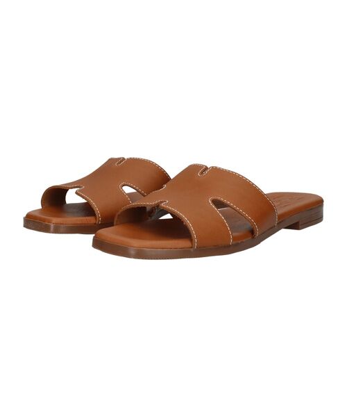 INTER-CHAUSSURES / インター ショシュール サンダル | 【Oh my Sandals】スクエアトウフラットミュールサンダル | 詳細16