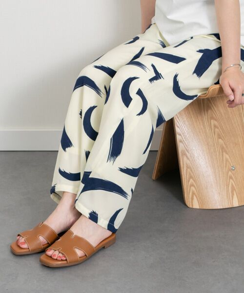 INTER-CHAUSSURES / インター ショシュール サンダル | 【Oh my Sandals】スクエアトウフラットミュールサンダル | 詳細20