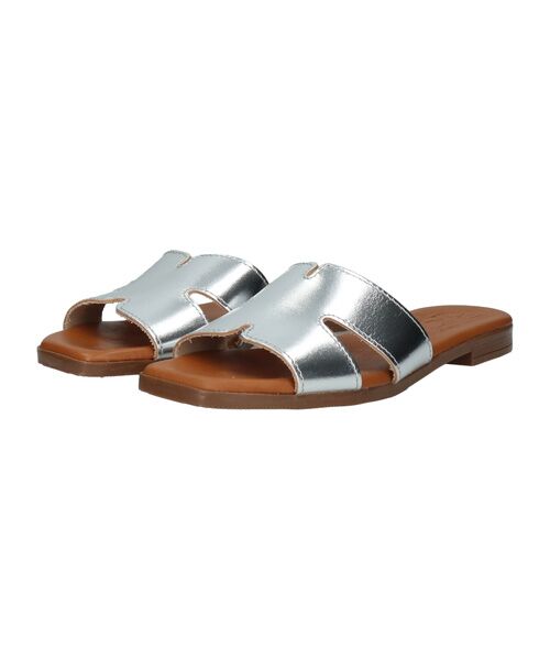 INTER-CHAUSSURES / インター ショシュール サンダル | 【Oh my Sandals】スクエアトウフラットミュールサンダル | 詳細26