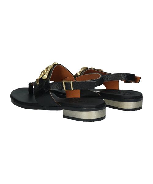 INTER-CHAUSSURES / インター ショシュール サンダル | 【Oh my Sandals】ラウンドトウオーナメントトングサンダル | 詳細3
