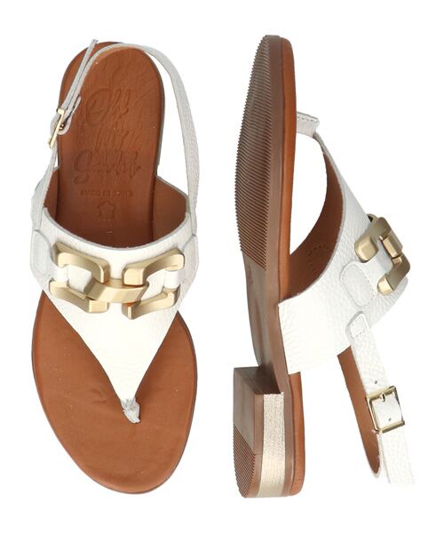 INTER-CHAUSSURES / インター ショシュール サンダル | 【Oh my Sandals】ラウンドトウオーナメントトングサンダル | 詳細16