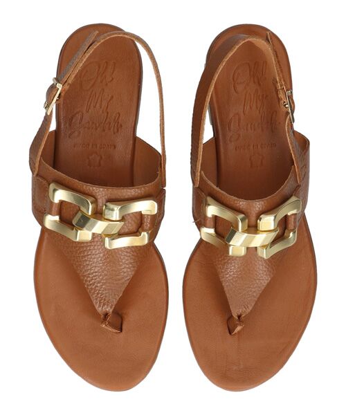 INTER-CHAUSSURES / インター ショシュール サンダル | 【Oh my Sandals】ラウンドトウオーナメントトングサンダル | 詳細21