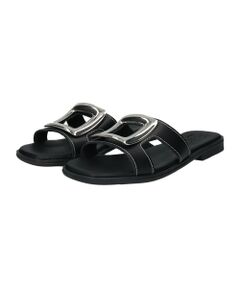INTER-CHAUSSURES / インター ショシュール サンダル | 【Oh my Sandals】メタルバックルフラットサンダル