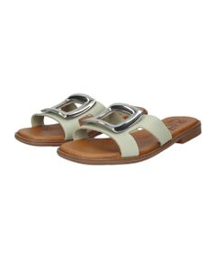 INTER-CHAUSSURES / インター ショシュール サンダル | 【Oh my Sandals】メタルバックルフラットサンダル