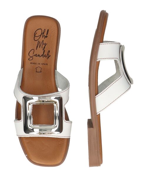 INTER-CHAUSSURES / インター ショシュール サンダル | 【Oh my Sandals】メタルバックルフラットサンダル | 詳細12