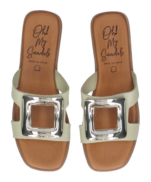 INTER-CHAUSSURES / インター ショシュール サンダル | 【Oh my Sandals】メタルバックルフラットサンダル | 詳細22