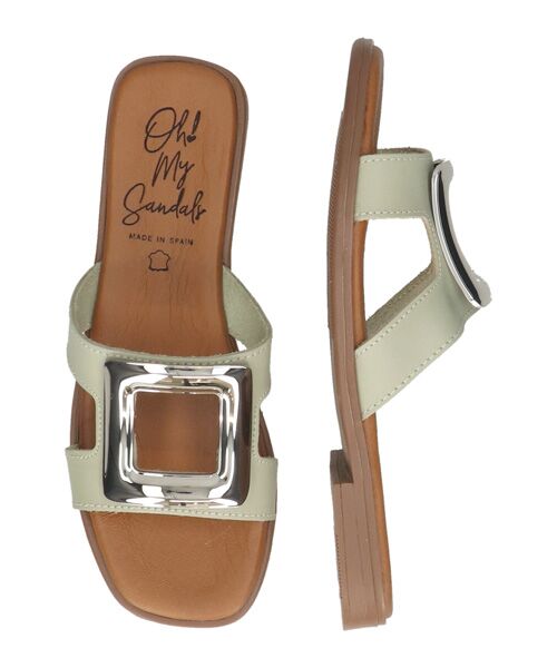 INTER-CHAUSSURES / インター ショシュール サンダル | 【Oh my Sandals】メタルバックルフラットサンダル | 詳細24