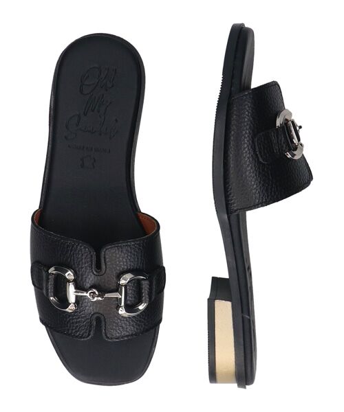 INTER-CHAUSSURES / インター ショシュール サンダル | 【Oh my Sandals】ローヒールビットスライドサンダル | 詳細6