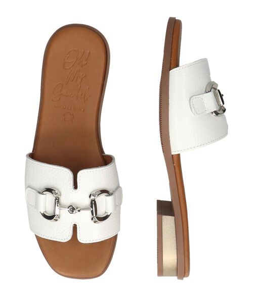 INTER-CHAUSSURES / インター ショシュール サンダル | 【Oh my Sandals】ローヒールビットスライドサンダル | 詳細12