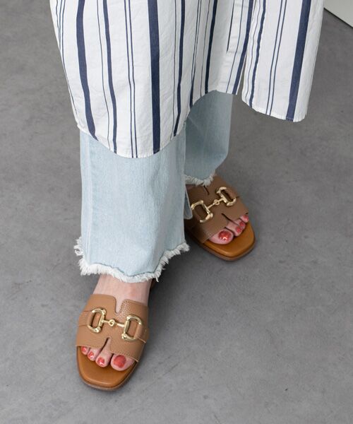 INTER-CHAUSSURES / インター ショシュール サンダル | 【Oh my Sandals】ローヒールビットスライドサンダル | 詳細26
