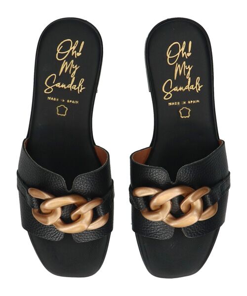 INTER-CHAUSSURES / インター ショシュール サンダル | 【Oh my Sandals】メタルオーナメントミュールサンダル | 詳細5