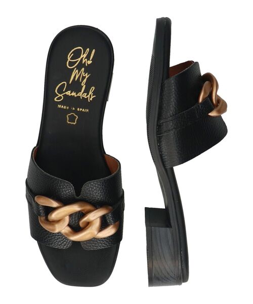 INTER-CHAUSSURES / インター ショシュール サンダル | 【Oh my Sandals】メタルオーナメントミュールサンダル | 詳細7