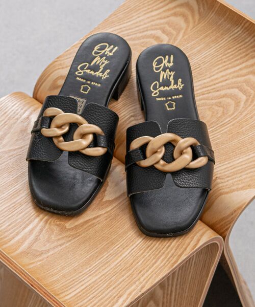 INTER-CHAUSSURES / インター ショシュール サンダル | 【Oh my Sandals】メタルオーナメントミュールサンダル | 詳細9