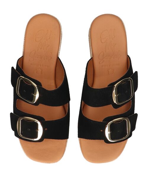 INTER-CHAUSSURES / インター ショシュール サンダル | 【Oh my Sandals】ダブルバックル厚底ウエッジサンダル | 詳細4