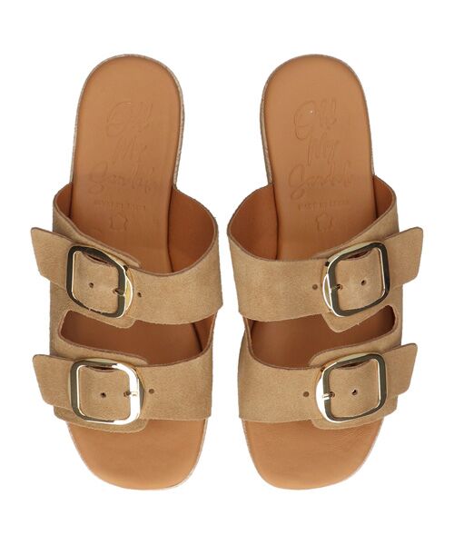 INTER-CHAUSSURES / インター ショシュール サンダル | 【Oh my Sandals】ダブルバックル厚底ウエッジサンダル | 詳細10