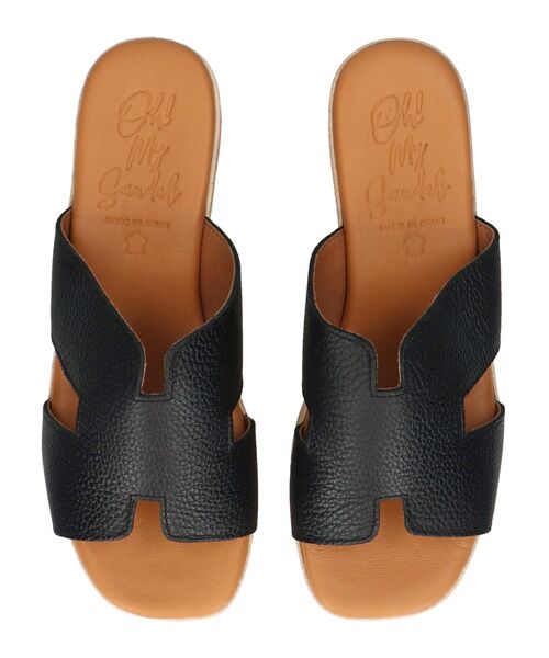 INTER-CHAUSSURES / インター ショシュール サンダル | 【Oh my Sandals】厚底ウエッジレザーサンダル | 詳細3