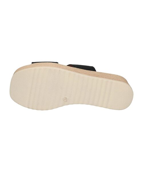 INTER-CHAUSSURES / インター ショシュール サンダル | 【Oh my Sandals】厚底ウエッジレザーサンダル | 詳細4