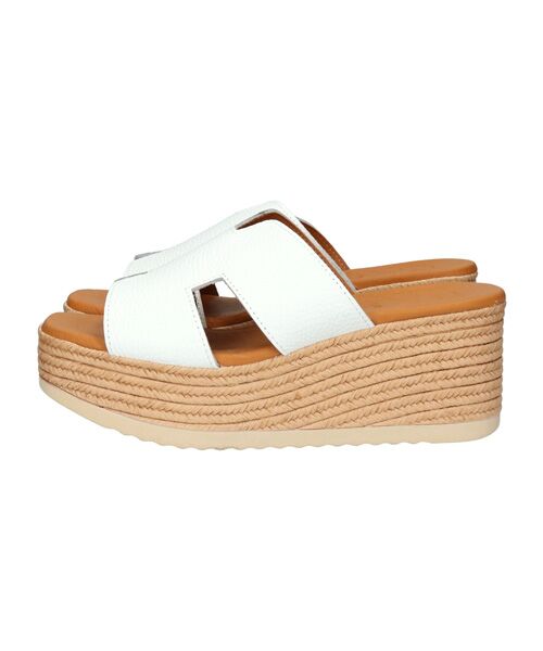 INTER-CHAUSSURES / インター ショシュール サンダル | 【Oh my Sandals】厚底ウエッジレザーサンダル | 詳細2