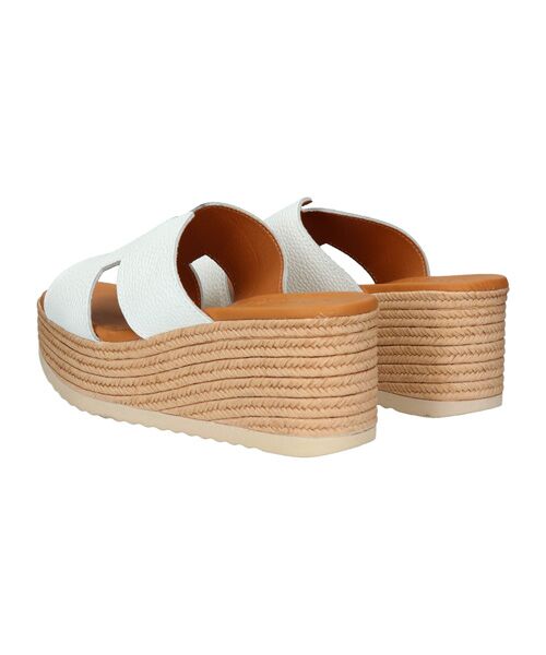 INTER-CHAUSSURES / インター ショシュール サンダル | 【Oh my Sandals】厚底ウエッジレザーサンダル | 詳細3