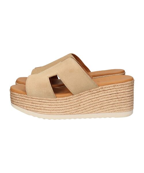 INTER-CHAUSSURES / インター ショシュール サンダル | 【Oh my Sandals】厚底ウエッジレザーサンダル | 詳細11