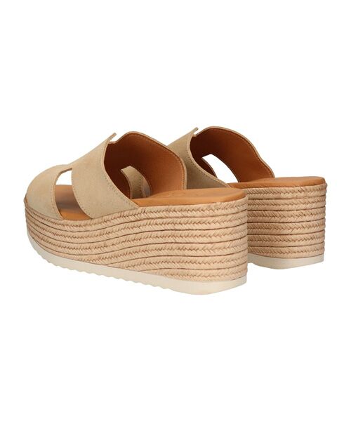 INTER-CHAUSSURES / インター ショシュール サンダル | 【Oh my Sandals】厚底ウエッジレザーサンダル | 詳細12