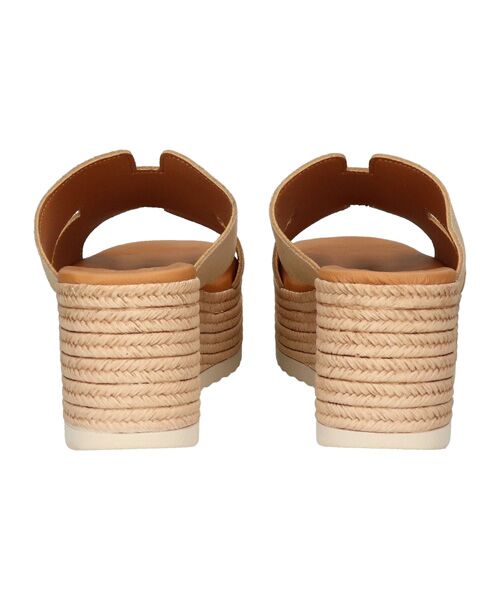 INTER-CHAUSSURES / インター ショシュール サンダル | 【Oh my Sandals】厚底ウエッジレザーサンダル | 詳細13