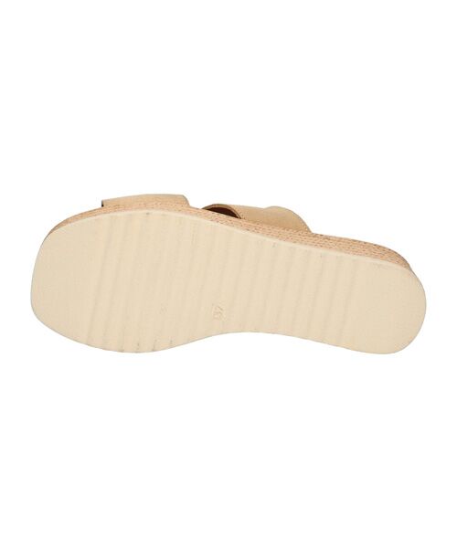 INTER-CHAUSSURES / インター ショシュール サンダル | 【Oh my Sandals】厚底ウエッジレザーサンダル | 詳細15