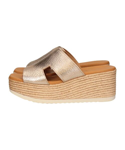 INTER-CHAUSSURES / インター ショシュール サンダル | 【Oh my Sandals】厚底ウエッジレザーサンダル | 詳細20