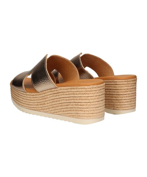 INTER-CHAUSSURES / インター ショシュール サンダル | 【Oh my Sandals】厚底ウエッジレザーサンダル | 詳細21
