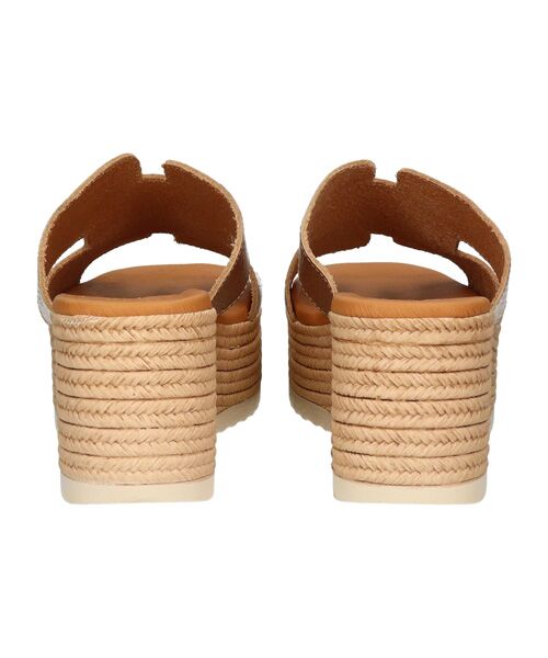 INTER-CHAUSSURES / インター ショシュール サンダル | 【Oh my Sandals】厚底ウエッジレザーサンダル | 詳細22