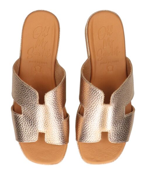 INTER-CHAUSSURES / インター ショシュール サンダル | 【Oh my Sandals】厚底ウエッジレザーサンダル | 詳細23