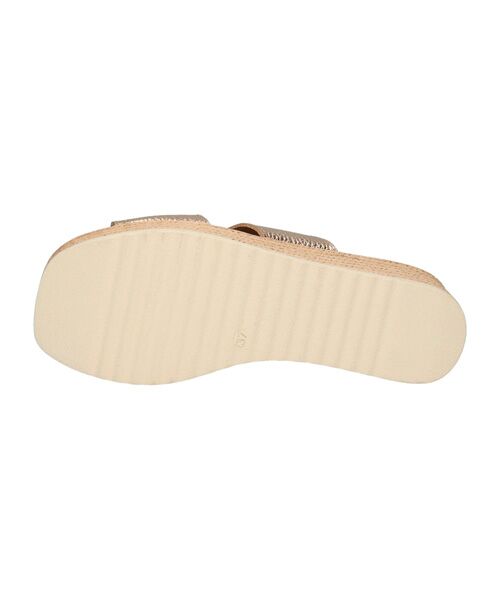INTER-CHAUSSURES / インター ショシュール サンダル | 【Oh my Sandals】厚底ウエッジレザーサンダル | 詳細24