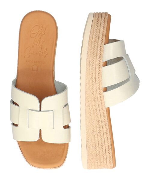INTER-CHAUSSURES / インター ショシュール サンダル | 【Oh my Sandals】厚底レザースライドサンダル | 詳細1