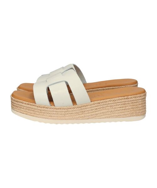 INTER-CHAUSSURES / インター ショシュール サンダル | 【Oh my Sandals】厚底レザースライドサンダル | 詳細3